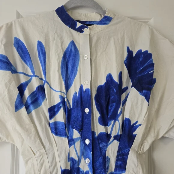 Natori Andora Poplin Pleated Dress, US 2 - Picture 5 of 12